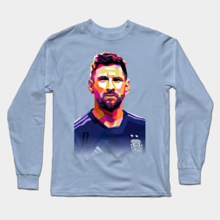 Messi Argentina WPAP Long Sleeve T-Shirt